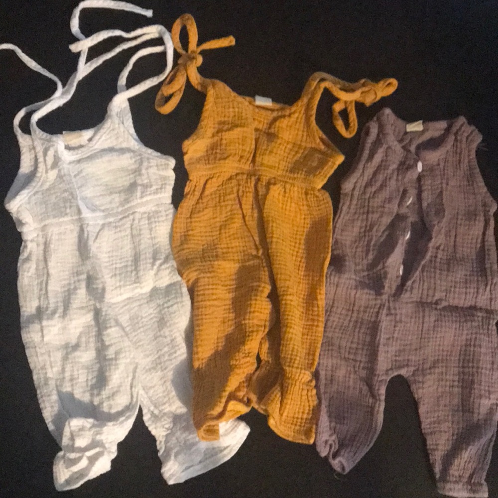 3 summer linen jumpers. Size 70
